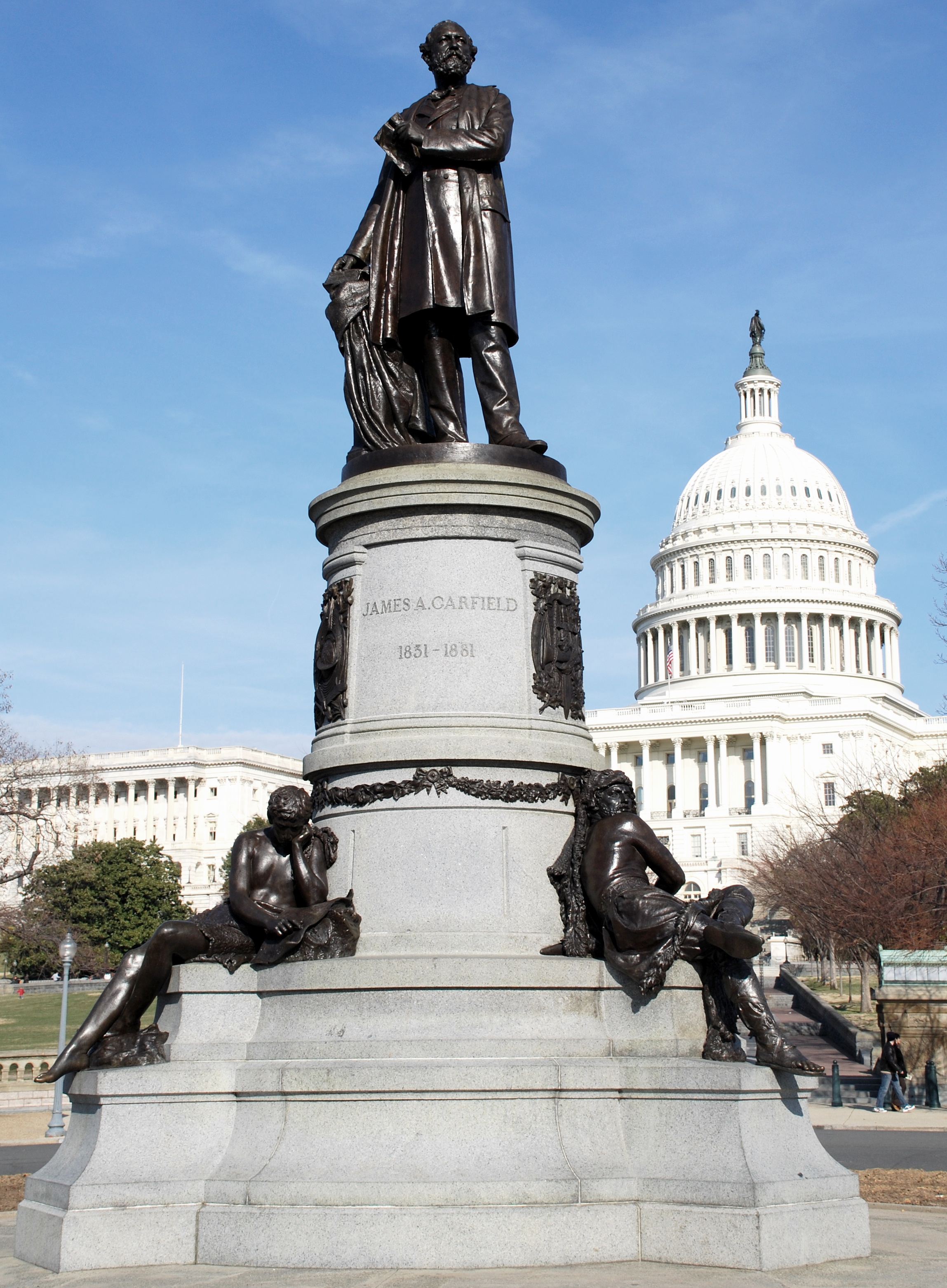 James A. Garfield Monument, U.S. Capitol grounds