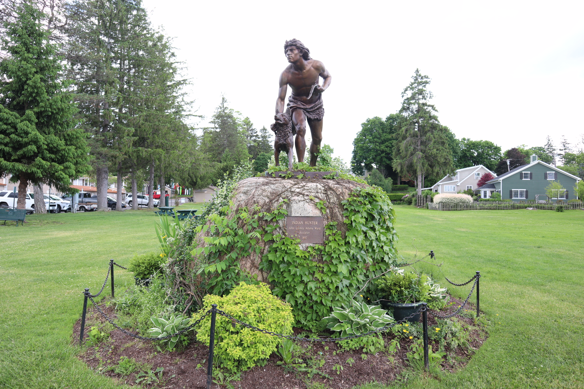 The Indian Hunter, Central Park, 1897